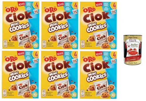 Oro Saiwa- Oro Ciock MiniCoockies Mini-Schokoladenkekse 6x 160gr + Italian Gourmet polpa 400g von Italian Gourmet E.R.