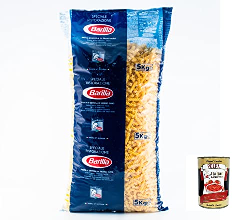 Pasta Barilla Fusilli Ristorante Nr. 98 italienisch Nudeln 5kg pack + Italian Gourmet polpa 400g von Italian Gourmet E.R.