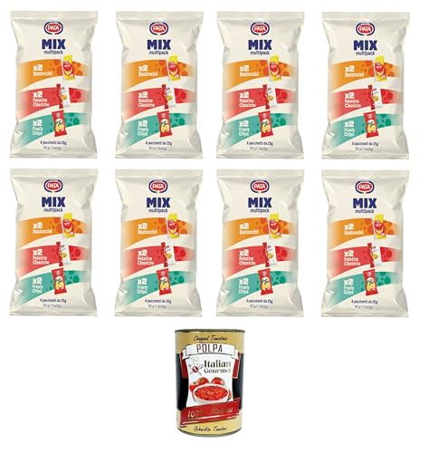 Pata Flowpack Mix: Die Klassiker – Sticks – Freely Chips 8x 150gr + Italian Gourmet polpa 400g von Italian Gourmet E.R.