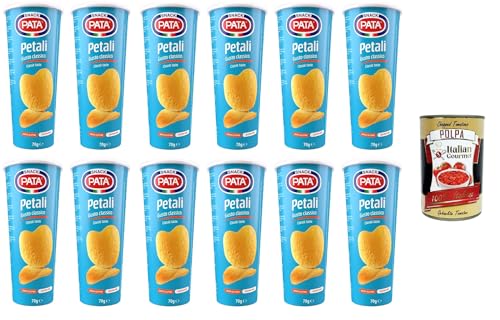 Pata Petali gusto classico Blütenblätter mit klassischem Geschmack 12x 70gr + Italian Gourmet polpa 400g von Italian Gourmet E.R.