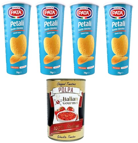 Pata Petali gusto classico Blütenblätter mit klassischem Geschmack 4x 70gr + Italian Gourmet polpa 400g von Italian Gourmet E.R.