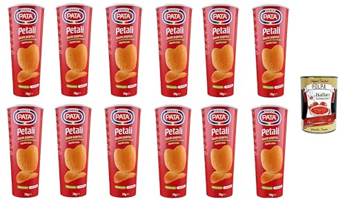 Pata Petali gusto paprica Blütenblätter mit Paprikageschmack 12x 70gr + Italian Gourmet Polpa 400g von Italian Gourmet E.R.