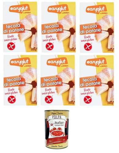 Pedon Easyglut Fecola di Patate Pedon Easyglut Kartoffelstärke 6x250gr +Italian Gourmet Polpa di Pomodoro 400gr von Italian Gourmet E.R.