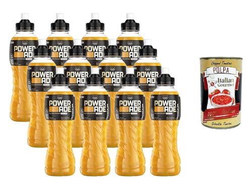 Powerade Golden Mango isotonisches Sportgetränk. 12 x 500ml + Italian Gourmet polpa 400g von Italian Gourmet E.R.