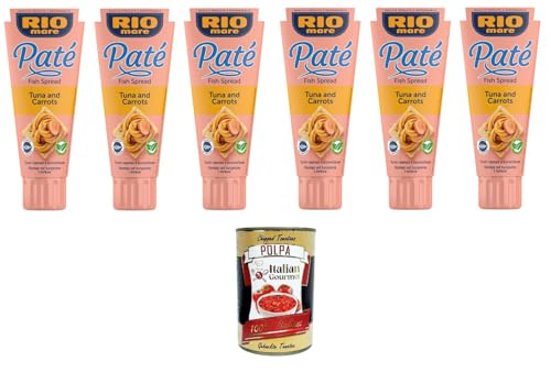 Rio Mare- Patè Tonno e Carote Thunfisch-Karotten-Patè 6x100gr + Italian Gourmet polpa 400g von Italian Gourmet E.R.