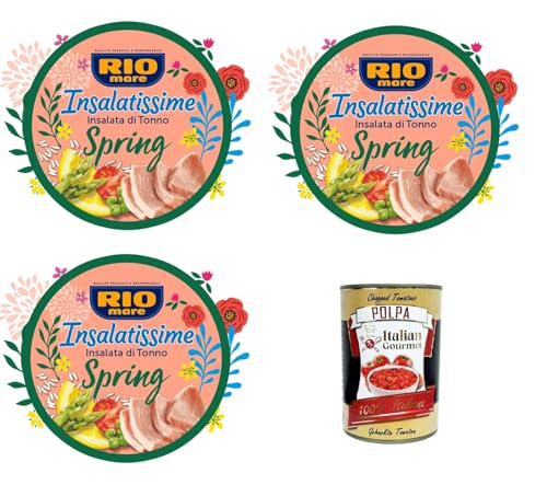 Rio Mare. Insalatissime Spring Thunfischsalat 3x 220gr+ Italian Gourmet polpa 400g von Italian Gourmet E.R.