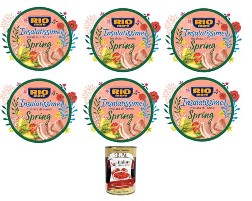 Rio Mare. Insalatissime Spring Thunfischsalat 6x 220gr+ Italian Gourmet polpa 400g von Italian Gourmet E.R.