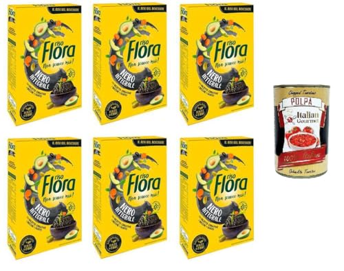 Riso Flora Nero Integrale Für kreative und leckere Rezepte 6x500gr + Italian Gourmet polpa 400g von Italian Gourmet E.R.