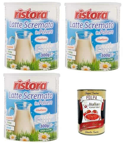 Ristora- Latte scremato in polvere Instant-Magermilchpulver 3x300gr + Italian Gourmet polpa 400gr von Italian Gourmet E.R.