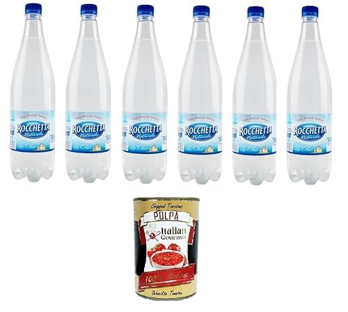 Rocchetta La Chic Natürliches Wasser 6x1lt + Italian Gourmet polpa 400g von Italian Gourmet E.R.