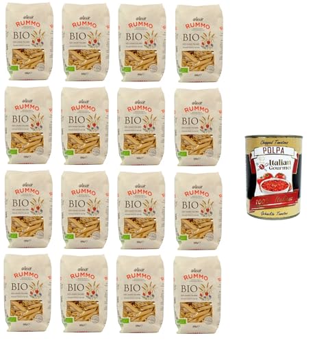 Rummo Pasta Penne Rigate Nr. 66 16x500gr+ Italian Gourmet polpa 400g von Italian Gourmet E.R.