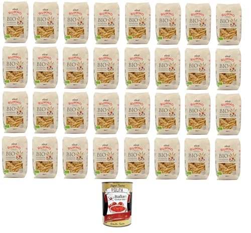 Rummo Pasta Penne Rigate Nr. 66 32x500gr+ Italian Gourmet polpa 400g von Italian Gourmet E.R.