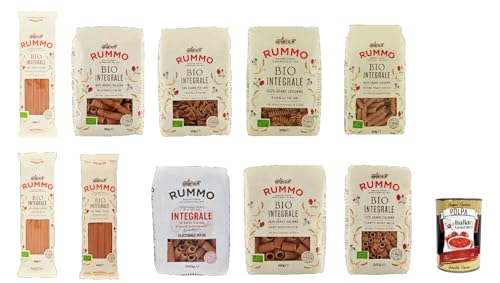 Rummo Testpaket Pasta Integrale , Vollkornnudeln Nudeln Vollkorn Italienische Pasta 10x 500g von Italian Gourmet E.R.