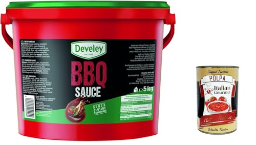 Salsa Barbecue Secchiello Barbecue-Sauce-Eimer HO.RE.CA 5 kg + Italian Gourmet polpa 400g von Italian Gourmet E.R.