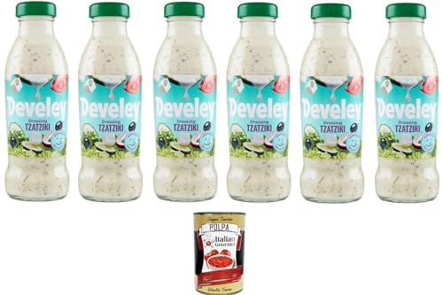 Salsa DRESSING TZATZIKI Sauce 6x 230ml+ Italian Gourmet polpa 400g von Italian Gourmet E.R.