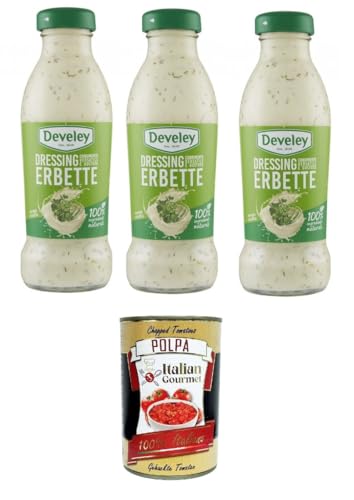 Salsa Dressing Erbette Sauce 3x230ml + Italian Gourmet polpa 400g von Italian Gourmet E.R.