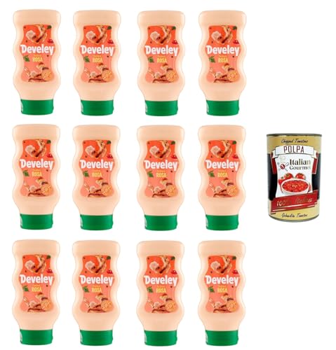 Salsa Rosa Soße Squeeze 12x 410ml + Italian Gourmet polpa 400g von Italian Gourmet E.R.