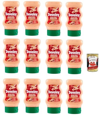 Salsa Rosa Sriracha Leicht scharf Squeeze 12 x 250g+ Italian Gourmet Polpa 400g von Italian Gourmet E.R.