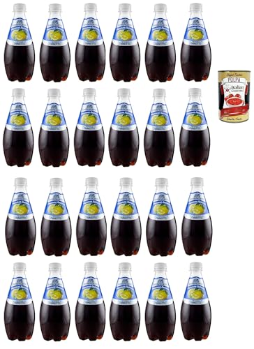 San Benedetto Chinotto Passione Italiana PET 24x 40cl Soda 100% Italienisches Getränk gasförmig Lemonade Bitterorange + Italian Gourmet polpa 400g von Italian Gourmet E.R.