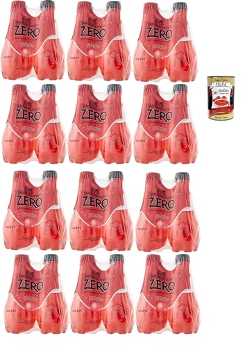 San Benedetto Ginger Zero PET aperitivo ohne Zucker 48x 0,25l, ohne Zucker Softdrink ohne Zucker, erfrischend Aperitiv-Aperif sugarfree + Italian Gourmet polpa 400g von Italian Gourmet E.R.