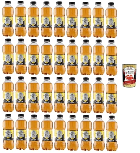 San Benedetto Thè Limone zero 36x 500ml, Eistee The' Zitrone ohne Zucker PET Einweg, ice tea erfrischend, Ohne Konservierungsstoffe und künstliche Farbstoffe + Italian Gourmet polpa 400g von Italian Gourmet E.R.