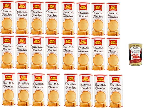 San Carlo Biscottate Olandesi, più facili da prendere Holländische Kekse, einfacher zu verzehren, 24x125g+ Italian Gourmet polpa 400g von Italian Gourmet E.R.