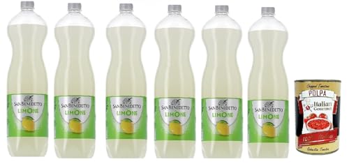 San benedetto Limonata, OrangenLimonade orange PET 6x 1.5 Lt erfrischend, lemonade soft drink + Italian Gourmet polpa 400g von Italian Gourmet E.R.