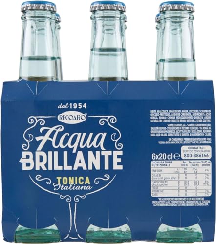 SanPellegrino Recoaro Brilliant Water, 24 x 200 ml+ Italian Gourmet Polpa 400g von Italian Gourmet E.R.