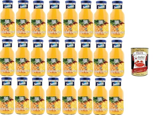 Santal Big Ananas Fruchtsaft mit Ananasgeschmack 24x 250ml + Italian Gourmet polpa 400g von Italian Gourmet E.R.