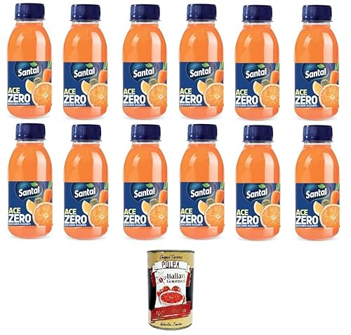 Santal Succo di Frutta Ace Senza zuccheri aggiunti Ace Fruchtsaft Ohne Zuckerzusatz 12x 250ml + Italian Gourmet polpa 400g von Italian Gourmet E.R.