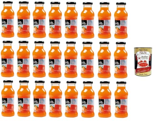 Scelto Più-Succo di frutta ACE-Fruchtsaft Orangen-, Karotten- und Zitronensaftgetränk 24x200ml+ Italian Gourmet polpa 400g von Italian Gourmet E.R.