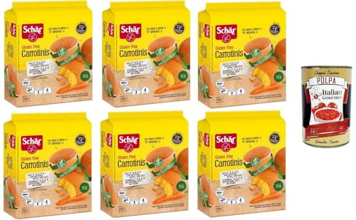 Schar Carrotinis senza lattosio Schar Carrotini ist laktosefrei 6x200gr + Italian Gourmet polpa 400g von Italian Gourmet E.R.