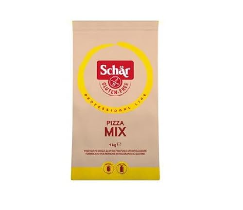 Schar Farina Pizza Mix Mehl Glutenfreies Mehl Pizzamischung für Pizza Glutenfrei 1Kg von Italian Gourmet E.R.