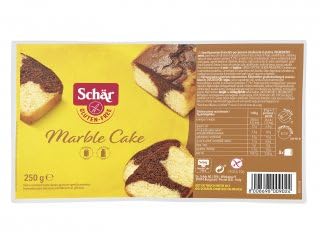 Schar Marble cake Marmorkuchen Glutenfreier MarmorkuchenSpeziell für Menschen mit Glutenunverträglichkeit entwickelt 3x 250gr + Italian Gourmet polpa 400g von Italian Gourmet E.R.