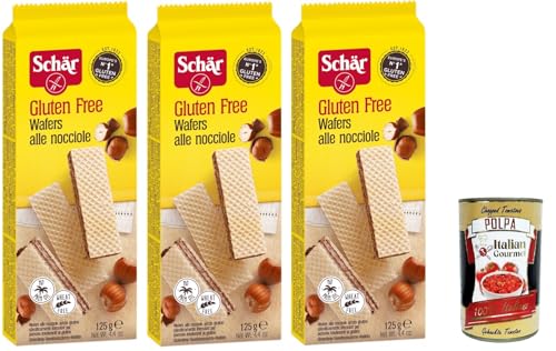 Schar Wafer alle nocciole Haselnusswaffel 3x125 g+ Italian Gourmet polpa 400g von Italian Gourmet E.R.