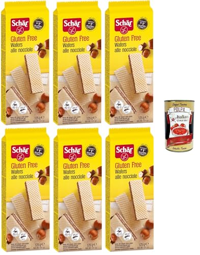 Schar Wafer alle nocciole Haselnusswaffel 6x125 g+ Italian Gourmet polpa 400g von Italian Gourmet E.R.