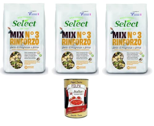 Select MIX N.3 RINFORZO Quelle für Magnesium und Eisen 3x 300gr + Italian Gourmet polpa 400g von Italian Gourmet E.R.