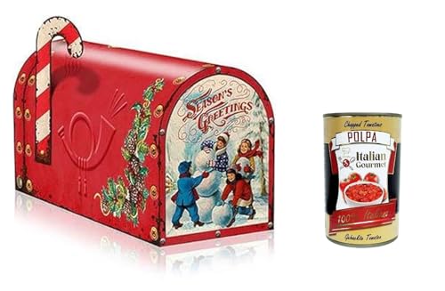 Sorini Cioccolattini Cassetta Postale, Chocolates Briefkasten, Weihnachtsgeschenkidee 250gr + Italian Gourmet polpa 400g von Italian Gourmet E.R.