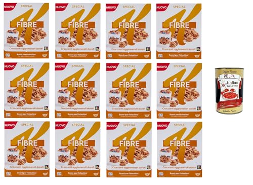 Special K High Fibre Knusprige goldene Agglomerate 12x 360gr + Italian Gourmet polpa 400g von Italian Gourmet E.R.