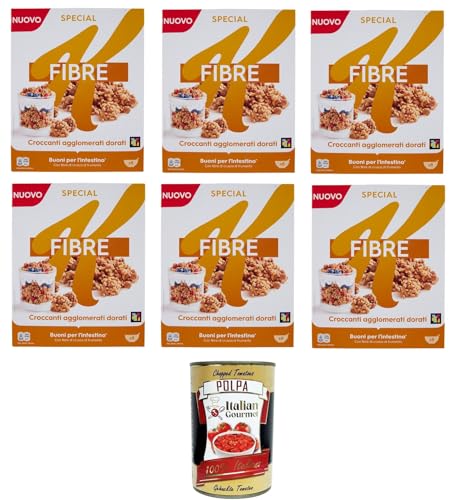 Special K High Fibre Knusprige goldene Agglomerate 6x 360gr + Italian Gourmet polpa 400g von Italian Gourmet E.R.