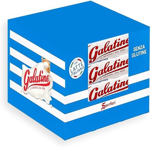 Sperlari - Original Galatine mit Milch [Box mit 24 Sticks à 36 g] - Glutenfrei von Italian Gourmet E.R.