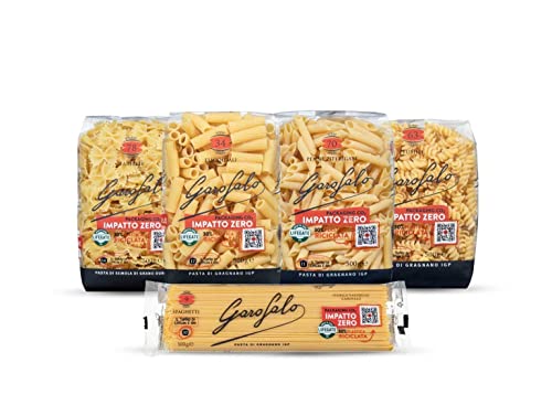 TESTPAKET Pasta (5 x 500g) 5 Arten von Nudeln (Elicoidali -Penne ziti rigati -Fusilli -Spaghetti -Farfalle) + Italian Gourmet polpa 400g von Italian Gourmet E.R.