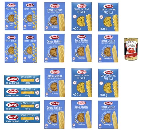 TESTPAKET senza Glutine Glutenfrei pasta nudeln 20 x 400G + Italian Gourmet polpa 400g von Italian Gourmet E.R.