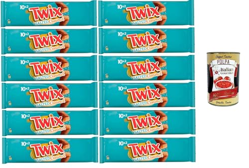 Twix Caramello Salato Maxi Stecca da 10 Confezioni Bipack Salted Caramel Twix Salted Caramel Maxi Stick mit 10 Packungen, Bipack Salted Caramel 12x460 g + Italian Gourmet polpa 400g von Italian Gourmet E.R.