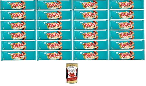 Twix Caramello Salato Maxi Stecca da 10 Confezioni Bipack Salted Caramel Twix Salted Caramel Maxi Stick mit 10 Packungen, Bipack Salted Caramel 24x460 g + Italian Gourmet polpa 400g von Italian Gourmet E.R.