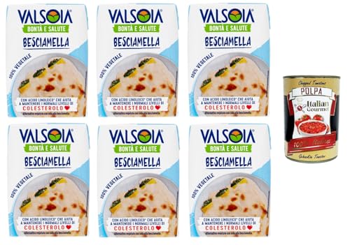 Valsoia- Güte und Gesundheit Besciamella Bechamel 6x200ml + Italian Gourmet polpa 400g von Italian Gourmet E.R.