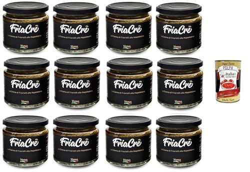 Vama FriaCrè Crema di Friarielli alla Napoletana Neapolitanische Friarielli-Creme 12x 200gr + Italian Gourmet polpa 400g von Italian Gourmet E.R.