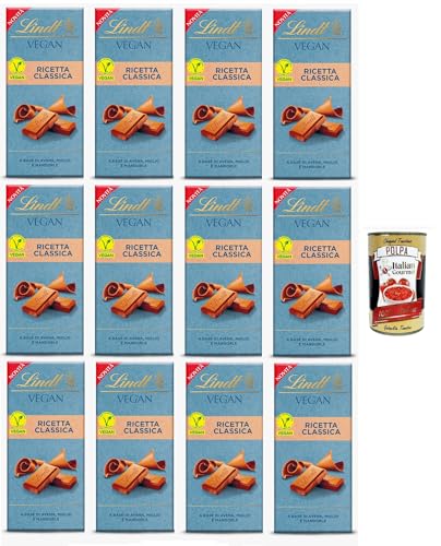 Vegane Schokolade Ricetta Classica, auf Haferbasis, Maissirup und Mandeln 12x 100gr + Italian Gourmet polpa 400g von Italian Gourmet E.R.