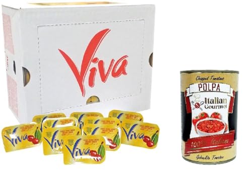 Viva HO.RE.CA Confettura di Ciliegia monodose Einzeldosis Kirschmarmelade 120x 25gr + Italian Gourmet polpa 400g von Italian Gourmet E.R.