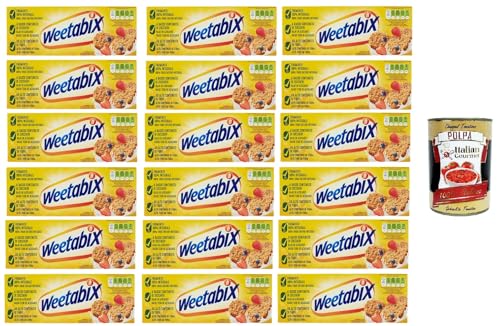 Weetabix, Formelle di Frumento integrale Vollkornkuchen 18 x 215gr + Italian Gourmet polpa 400g von Italian Gourmet E.R.